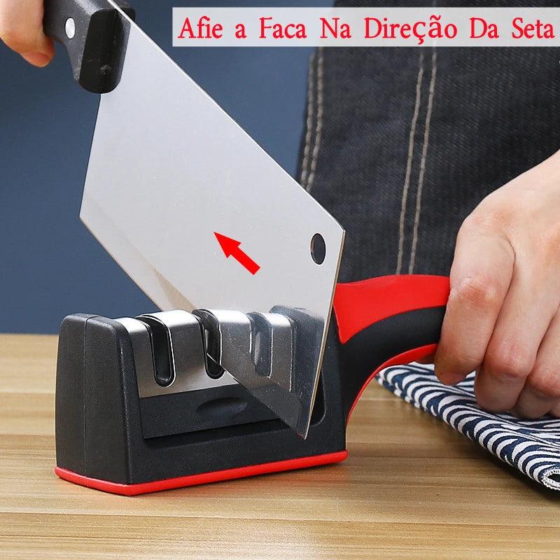 Afiador de Facas 3 em 1 SharpMaster